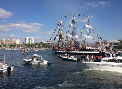 “Gasparilla parade” by Kathy from Flickr 
