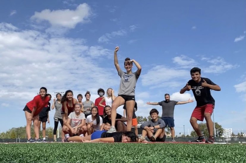 Track team after workouts via Summer Haura 