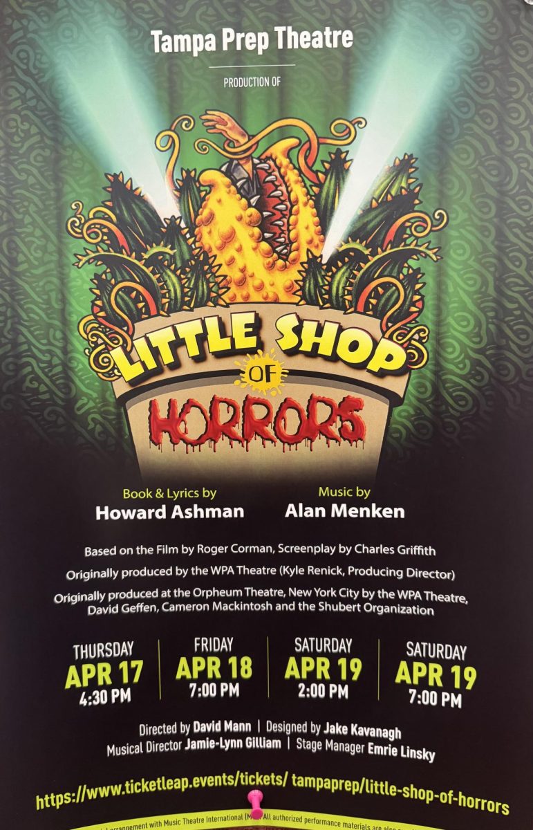 Tampa Prep Brings Dark Comedy to the Stage with Little Shop of Horrors